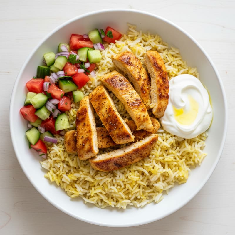 Chicken Shawarma Rice Bowl