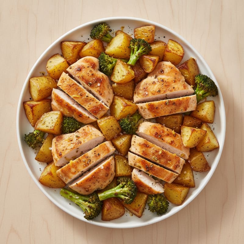 Sheet Pan Lemon Herb Chicken with Roasted Potatoes