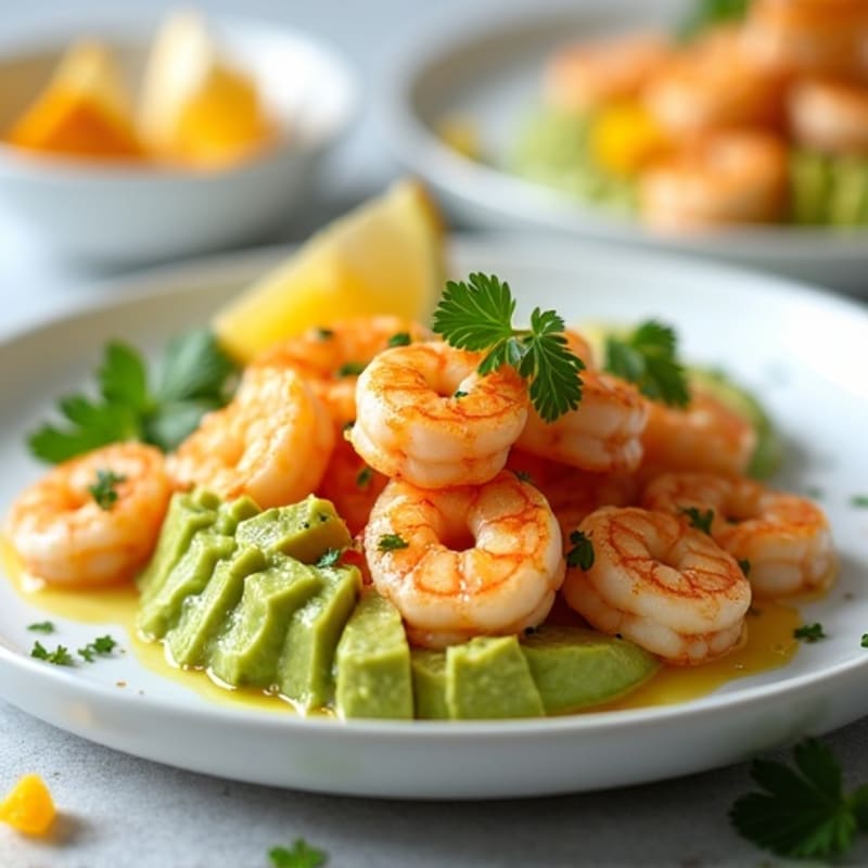 Fresh Citrus Shrimp with Creamy Avocado