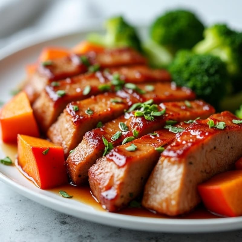 Sticky Roasted Sweet and Savory Pork