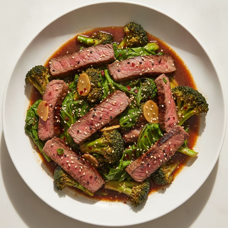 Sesame Beef and Broccoli Stir-Fry