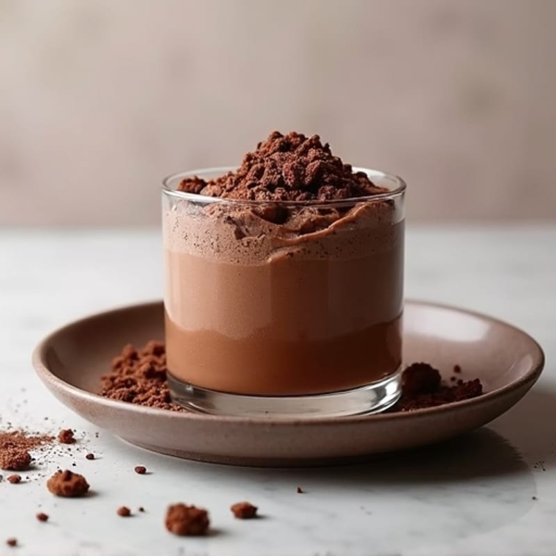 Chocolate Protein Pudding with Chia Seeds