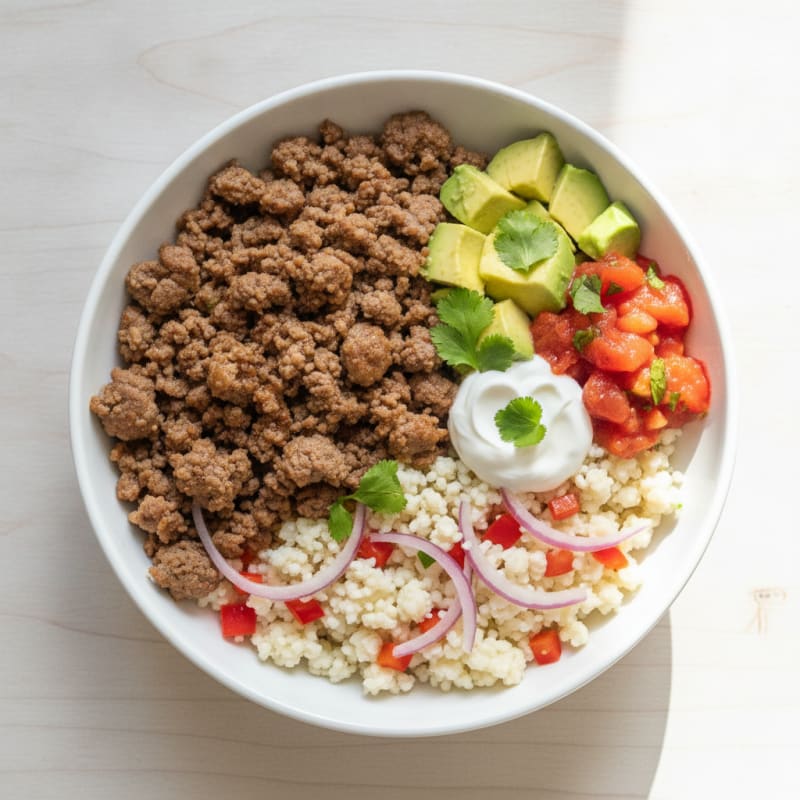 Ground Beef Taco Bowl