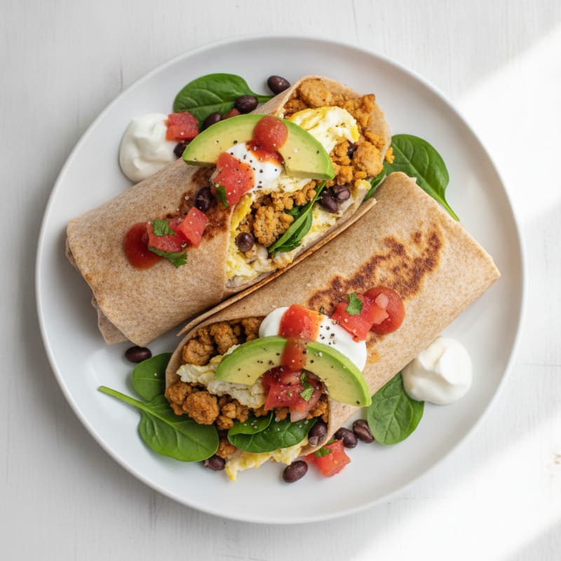Ultimate Loaded Breakfast Burrito