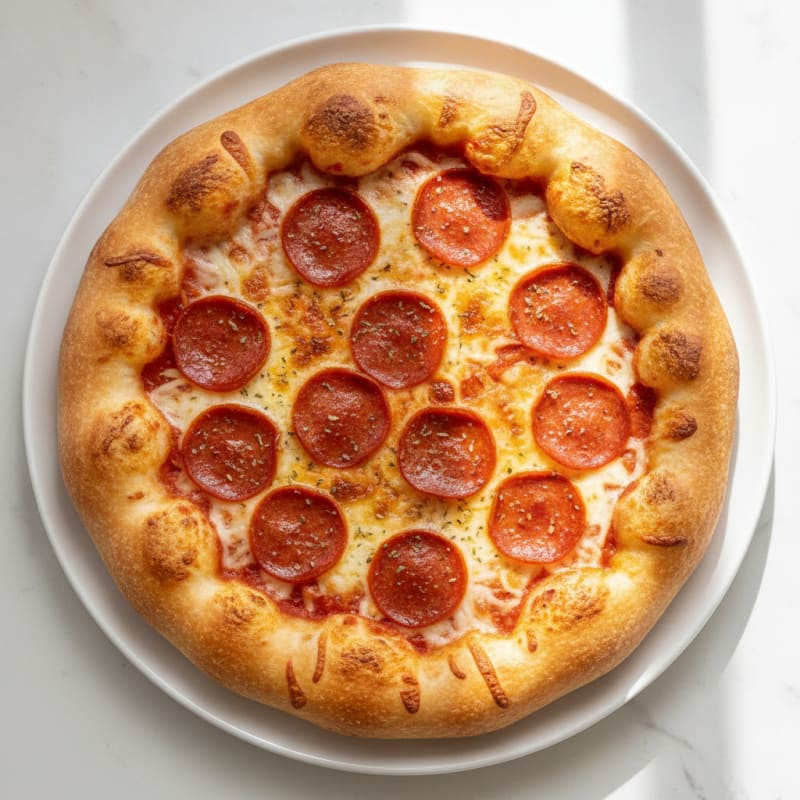 Stuffed Crust Pepperoni Pizza