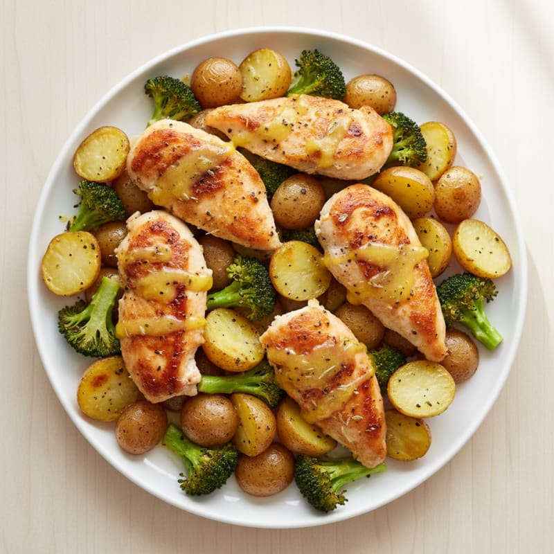 Sheet Pan Lemon Herb Chicken and Veggies