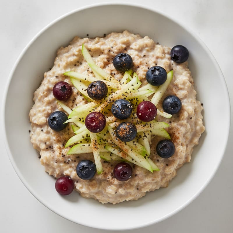 Bircher Apple Berry Muesli Bowl