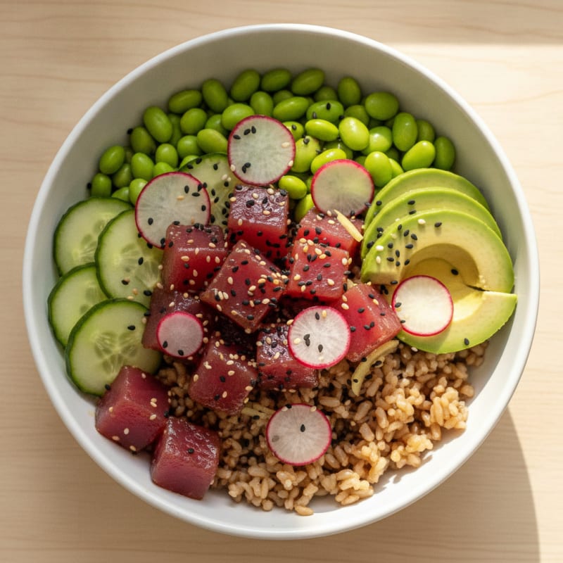 Ahi Tuna Poke Bowl