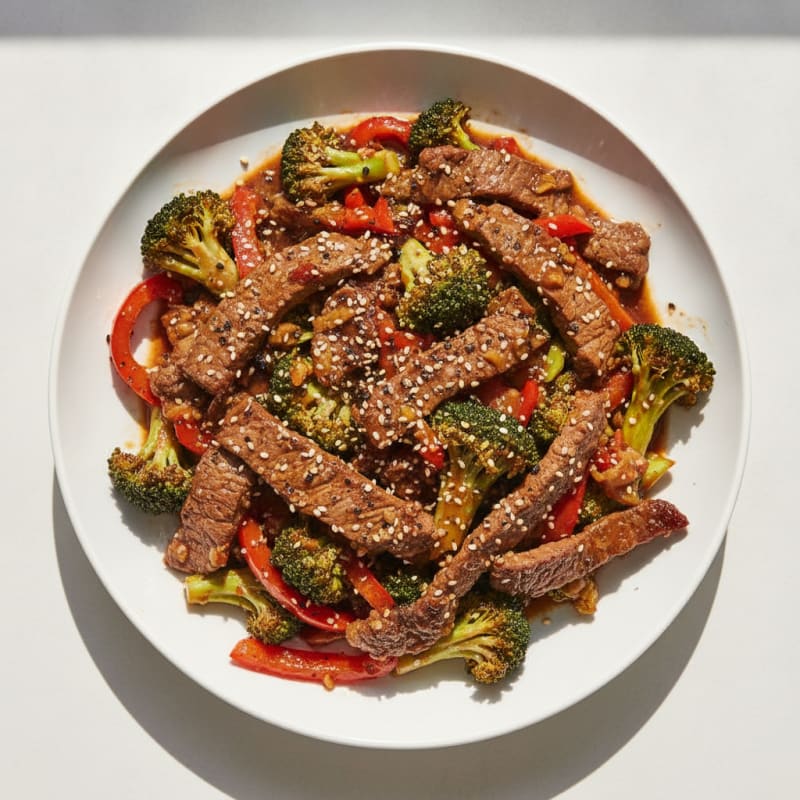 Sesame Beef and Broccoli Stir-Fry