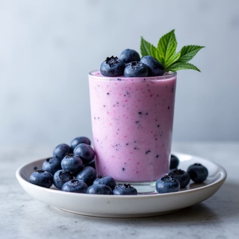 Creamy Blueberry Yogurt Smoothie