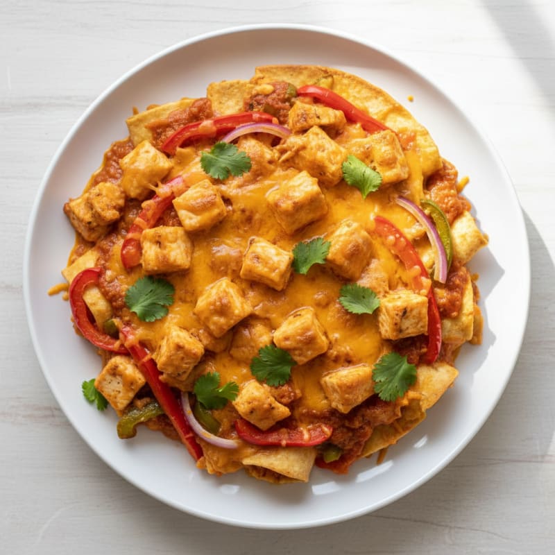 Creamy Chicken Enchilada Bake