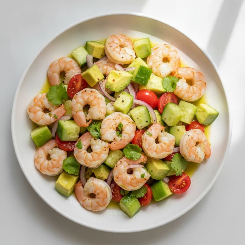 Zesty Shrimp Avocado Ceviche
