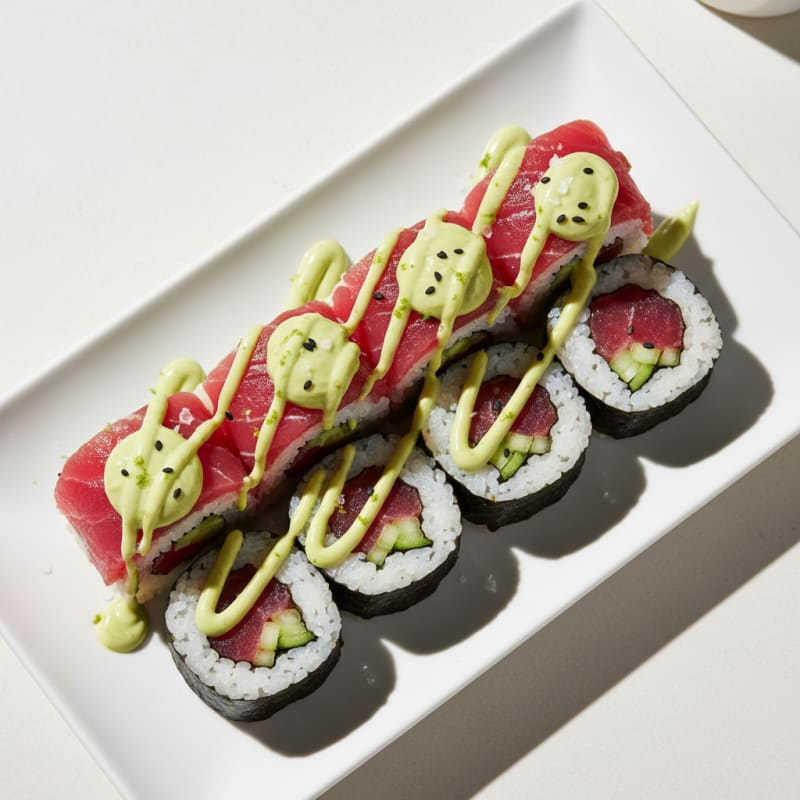 Zesty Fresh Tuna Sushi Rolls
