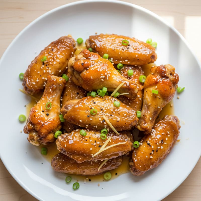 Honey-Garlic Glazed Chicken Wings
