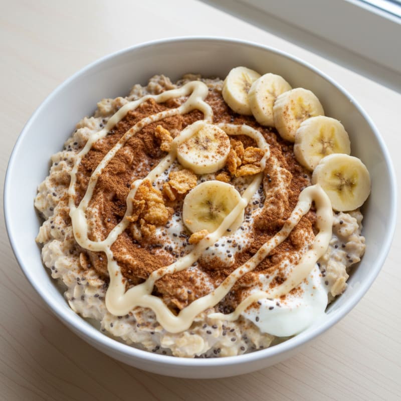 Banana Protein Overnight Oats