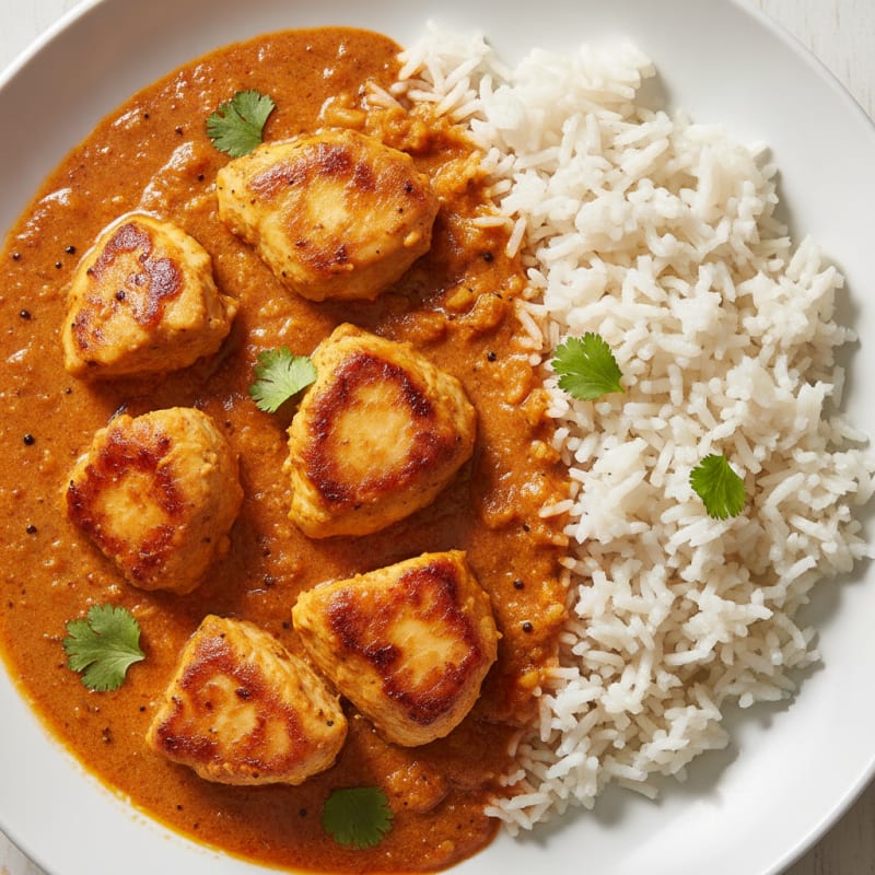 Spiced Butter Chicken with Basmati Rice