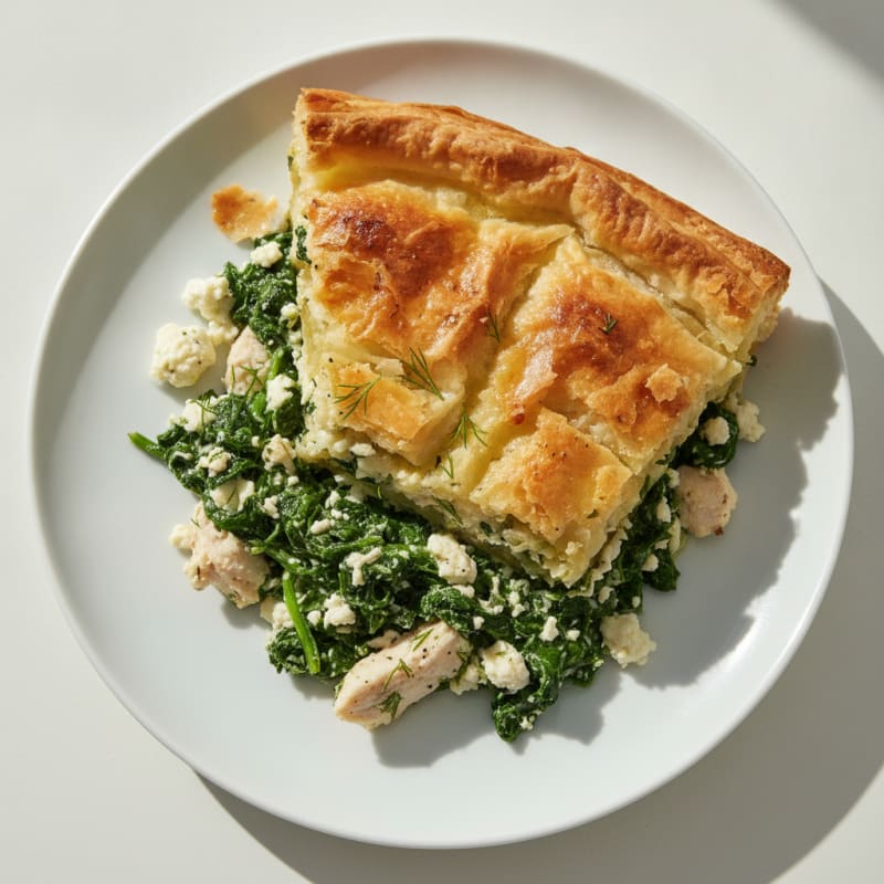 Spinach and Feta Phyllo Pie