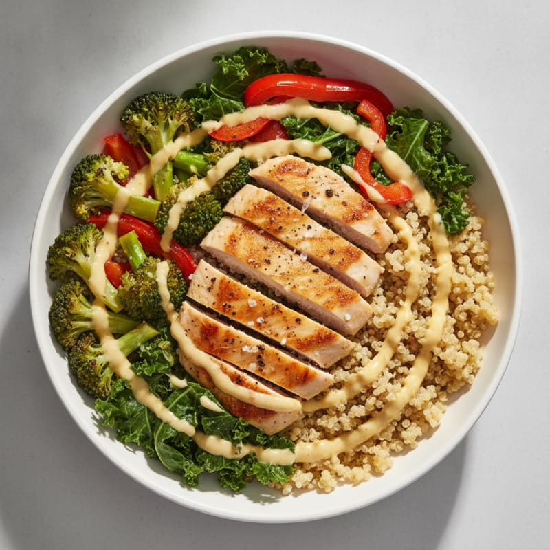 Chicken and Veggie Power Bowl