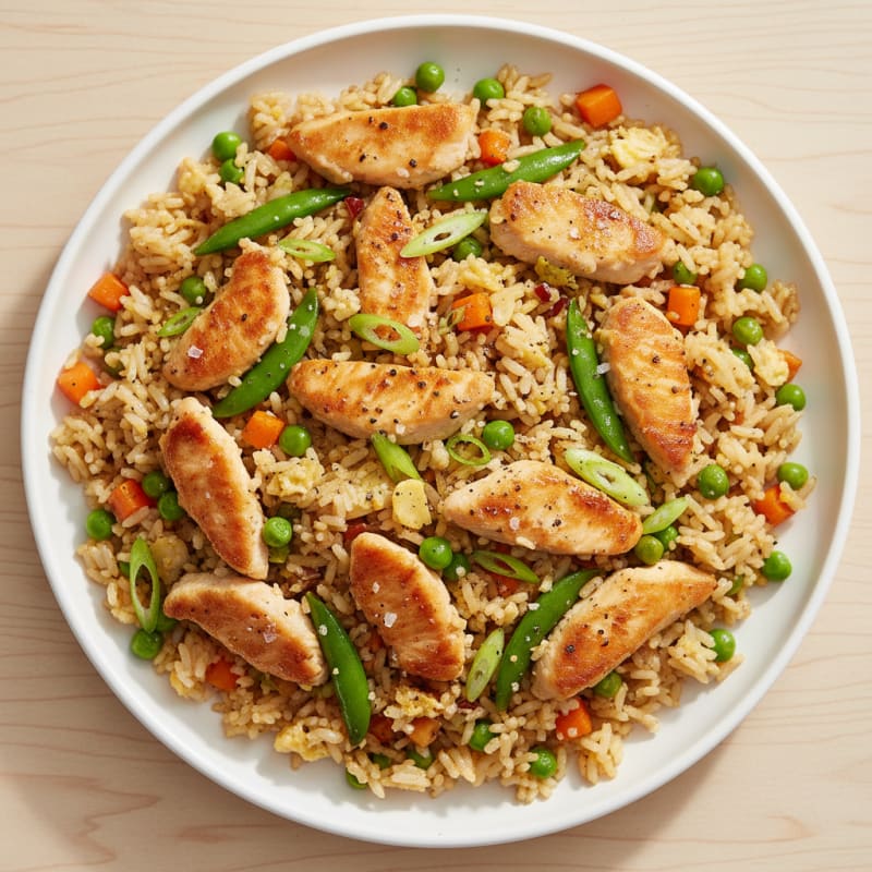 Chicken and Vegetable Fried Rice