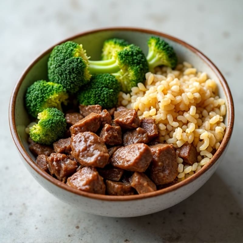 Ginger-Garlic Beef and Broccoli Rice Bowl