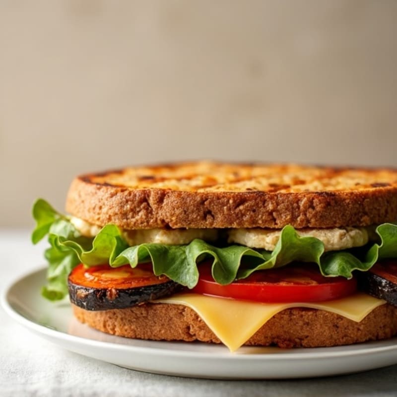 Crispy Grilled Vegetable Sandwich