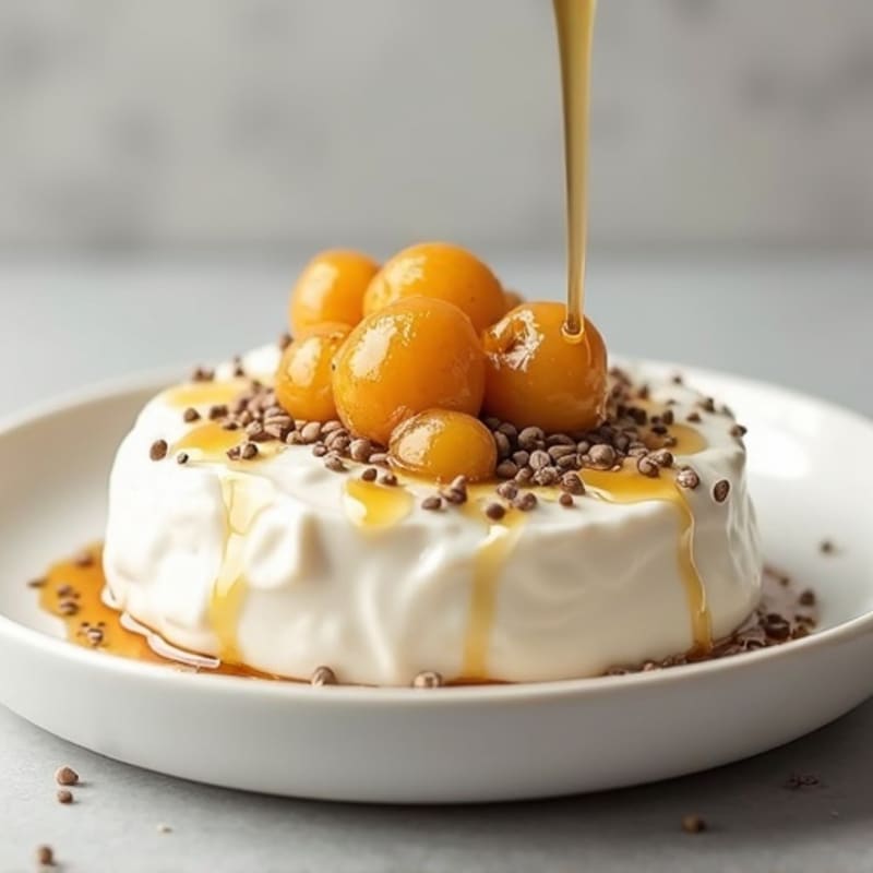 Silky Greek Yogurt Protein Pudding with Chia Seeds