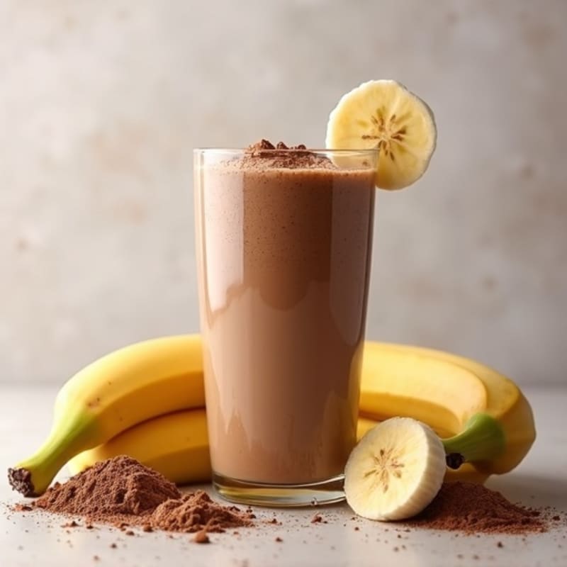 Creamy Peanut Butter Chocolate Protein Smoothie