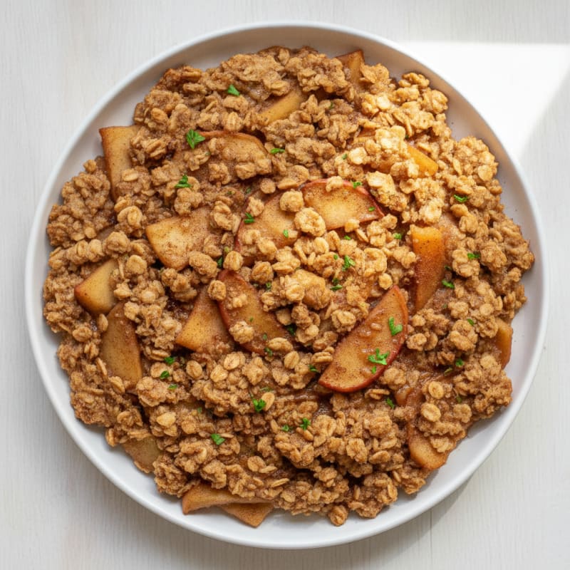 Apple Cinnamon Baked Oatmeal Crisp