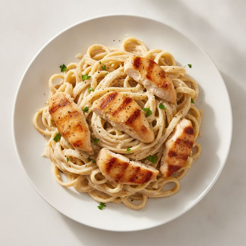Chicken Alfredo Fettuccine Pasta