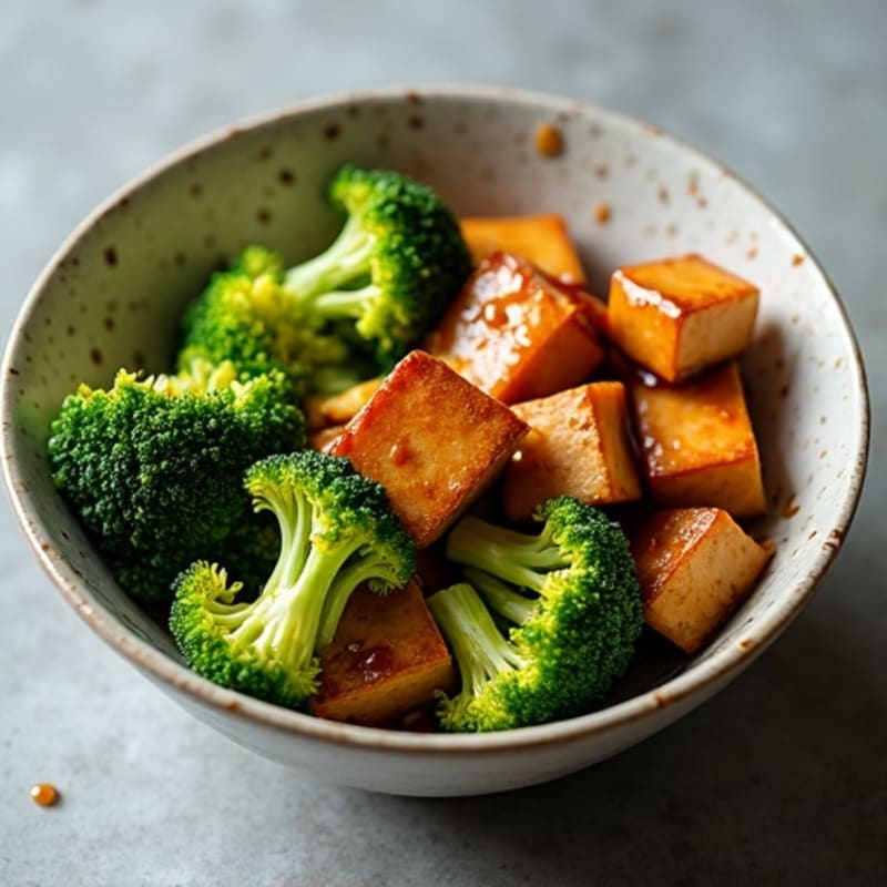 Soy-Glazed Tofu and Broccoli Bowl