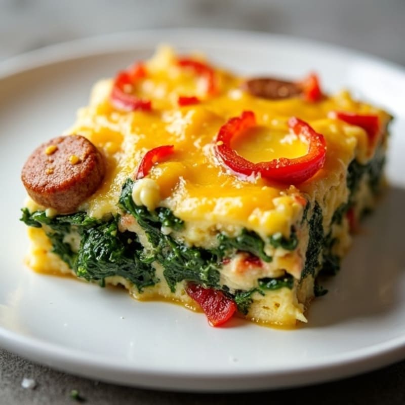 Savory Sausage and Kale Breakfast Casserole