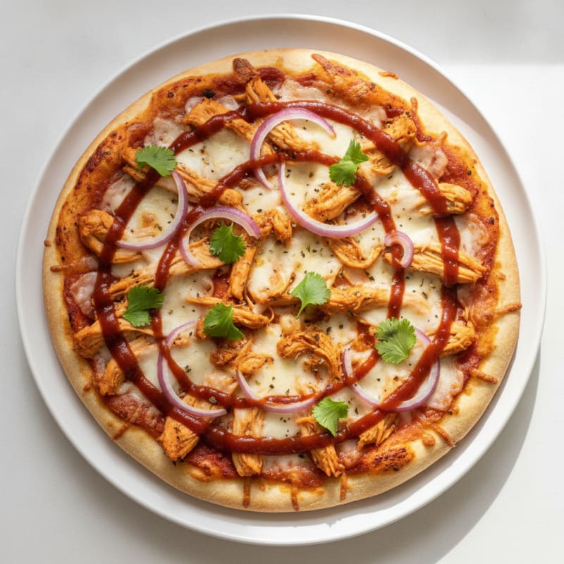 High-Protein BBQ Chicken Pizza