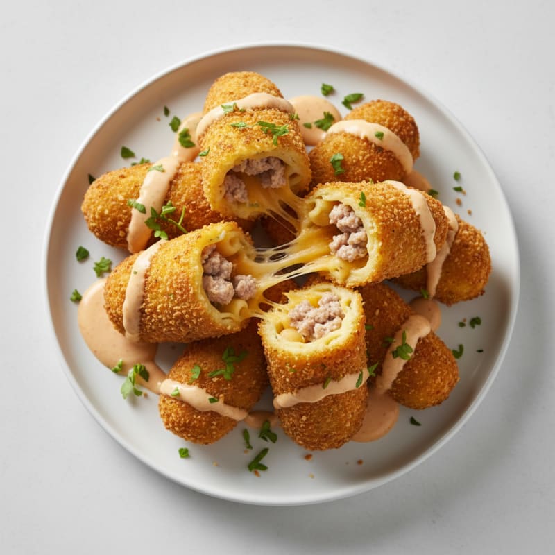 Golden Mac & Cheese Bites