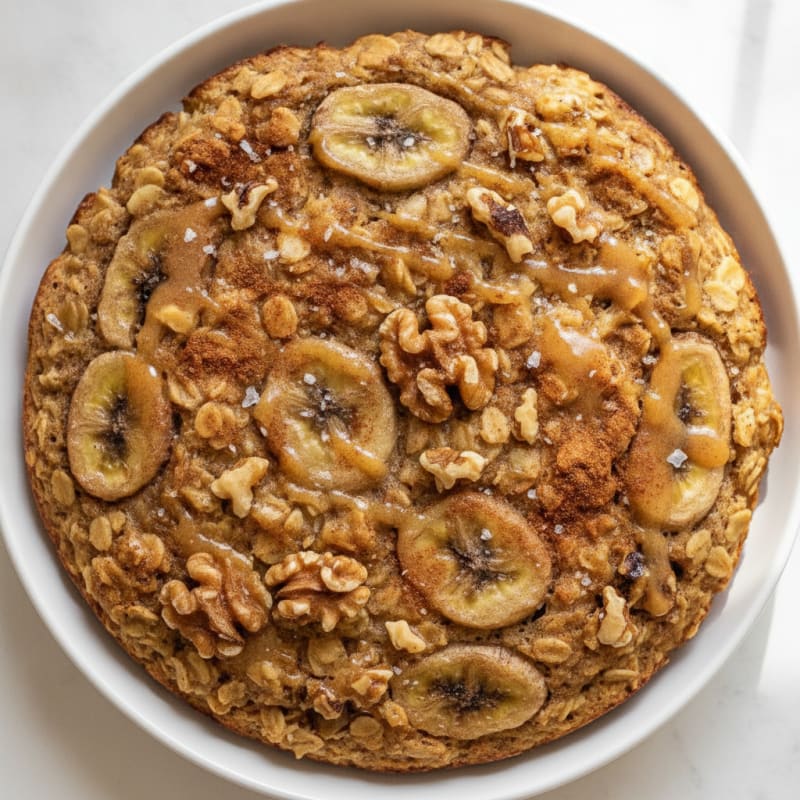 Baked Banana Bread Oatmeal