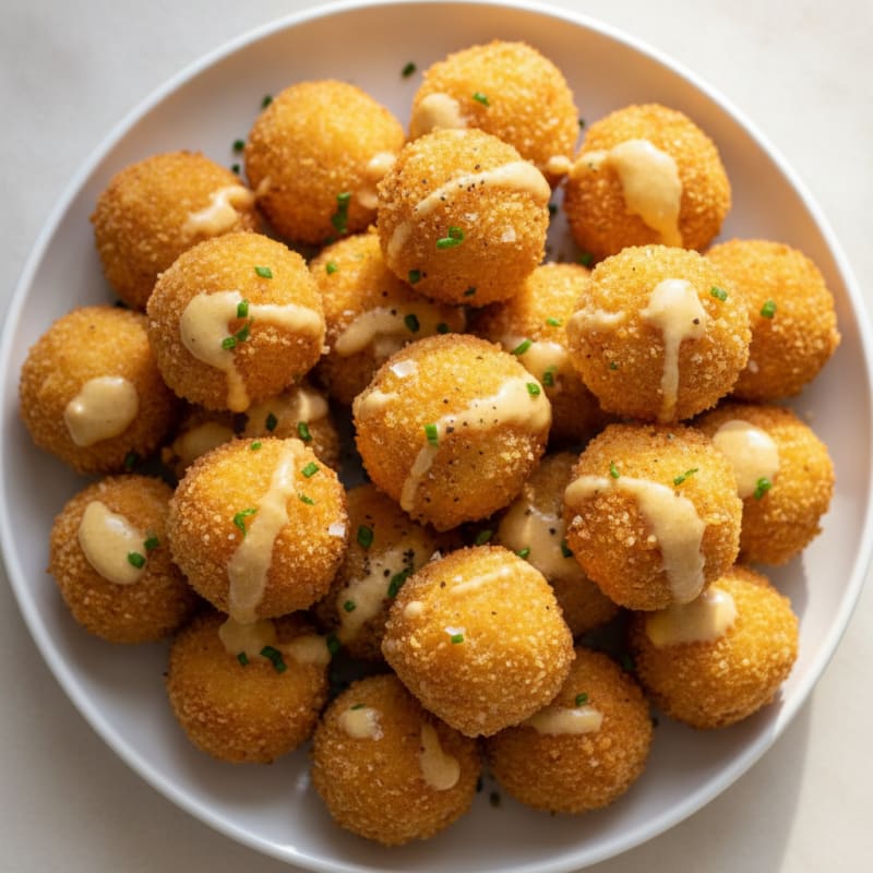 Deep-Fried Mac & Cheese Balls