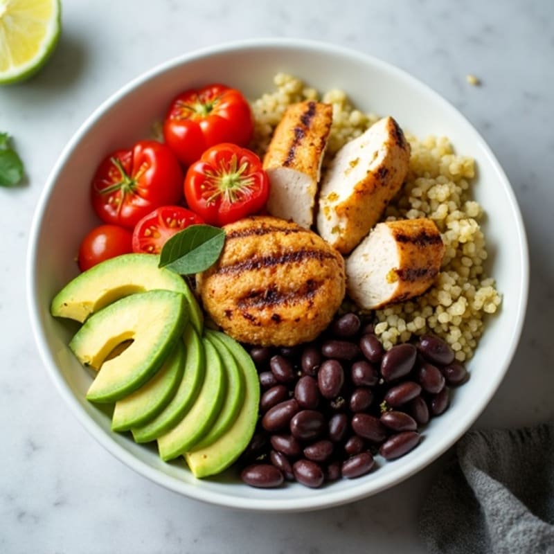 Zesty Lime Quinoa Black Bean Bowl