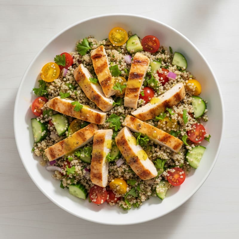 Lemon-Herb Chicken and Quinoa Salad