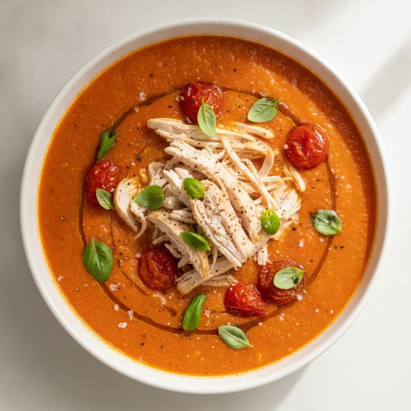 Roasted Tomato Basil Soup