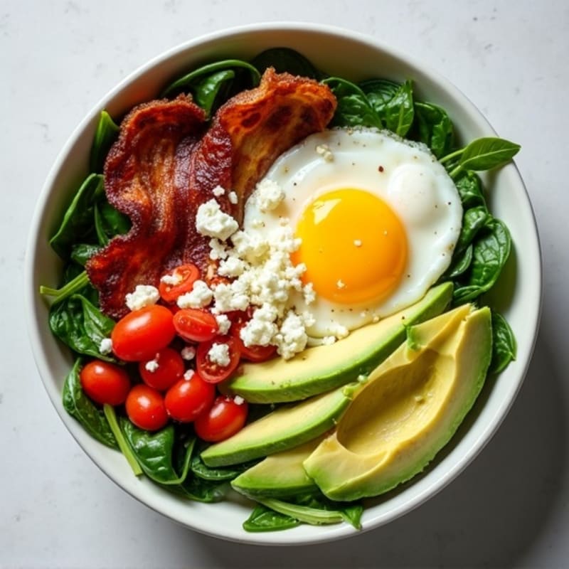 Protein-Packed Spinach and Egg White Breakfast Bowl