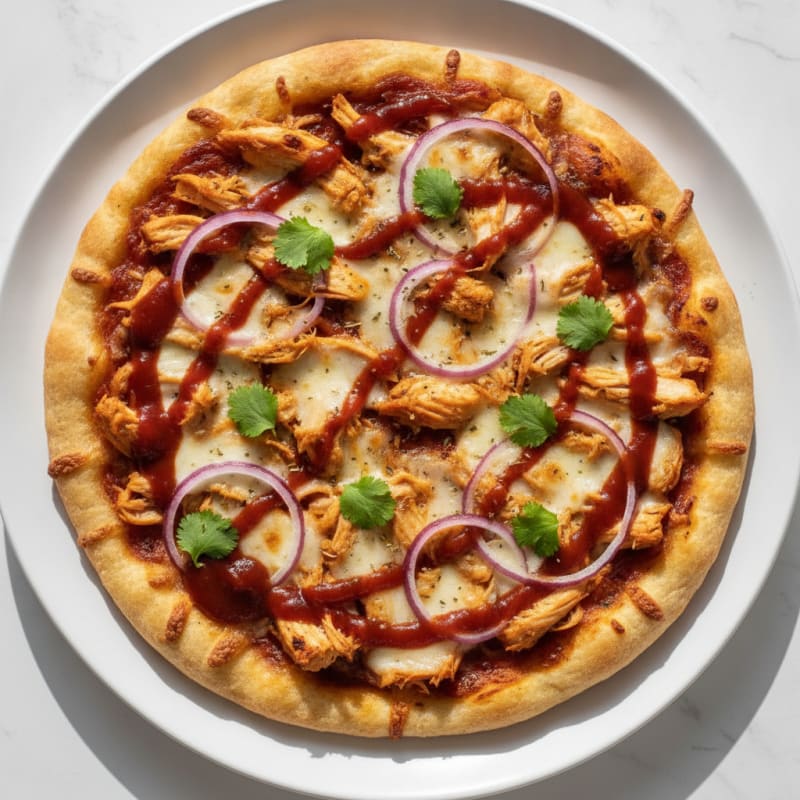 High-Protein BBQ Chicken Pizza