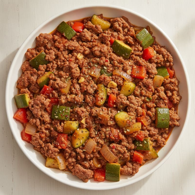 Ground Beef and Vegetable Skillet