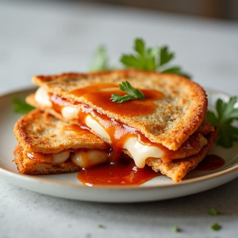 Crispy Chicken BBQ Quesadilla