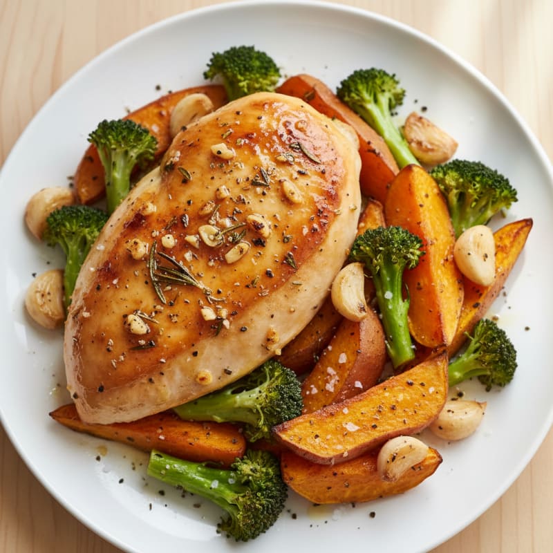 Garlic Herb Roasted Chicken