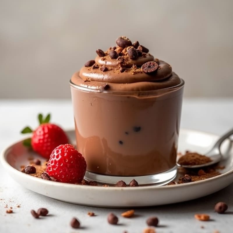 Silky Chocolate Protein Pudding