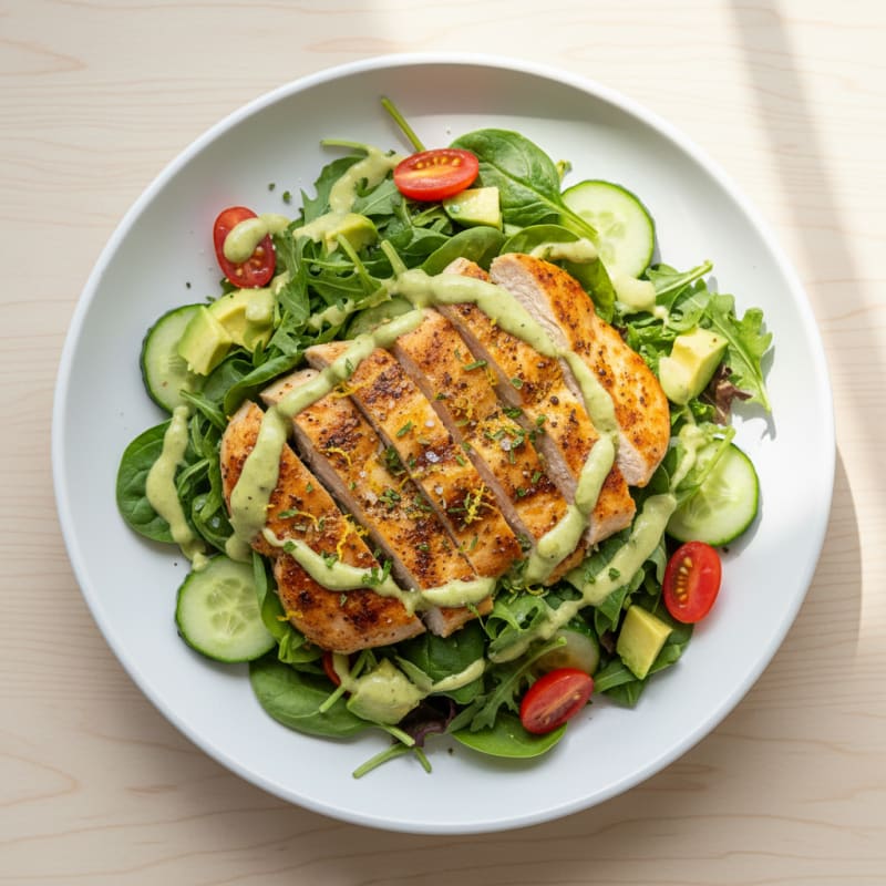 Zesty Lemon Herb Chicken Salad