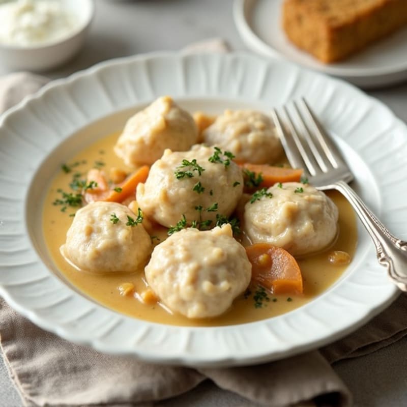 Creamy Chicken and Fluffy Dumplings