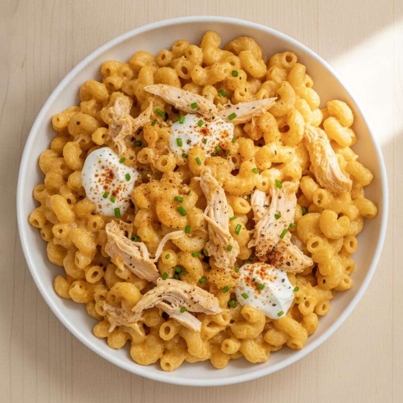 High-Protein Baked Macaroni and Cheese