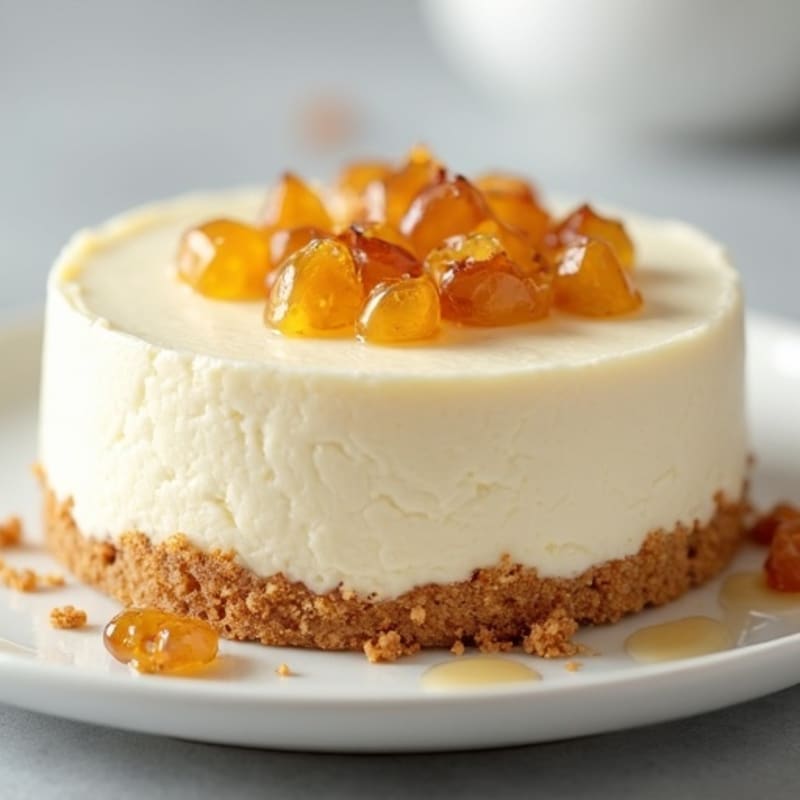 Silky Greek Yogurt Protein Cheesecake