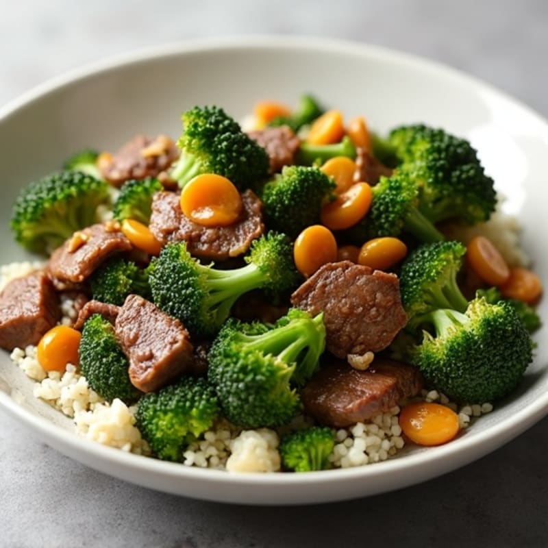 Ginger-Garlic Beef and Broccoli Stir-Fry