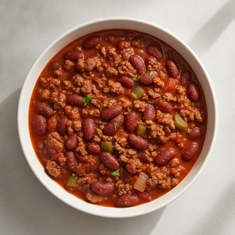 Lean Ground Beef and Bean Chili